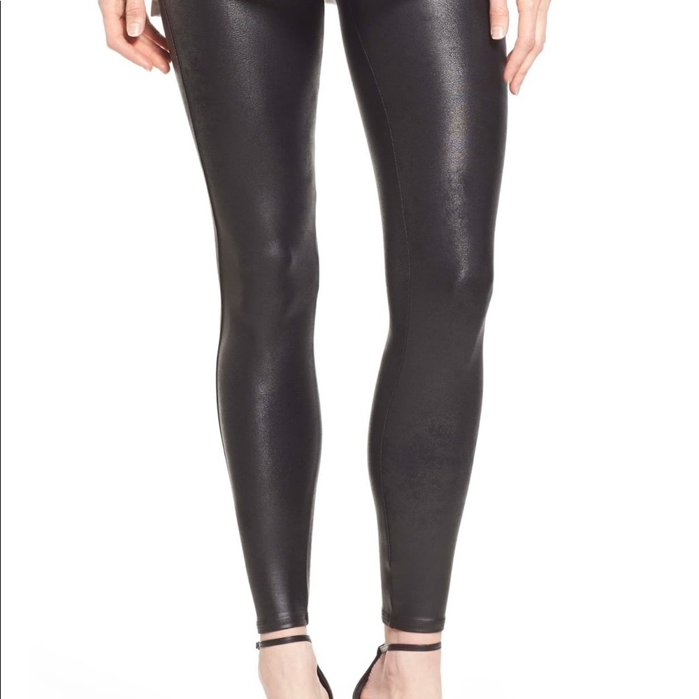 Spanx Leather Medium Petite worn once